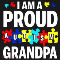 I'm A Proud Autism Grandpa Autism Awareness Meaningful Gift Bucket Hat thumb 4