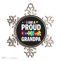 I'm A Proud Autism Grandpa Autism Awareness Meaningful Gift Ornament thumb 0