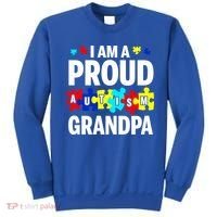 I'm A Proud Autism Grandpa Autism Awareness Meaningful Gift Sweatshirt thumb 0
