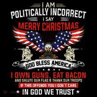 I Am Politically Incorrect God Bless American Christ Eagle Coffee Mug thumb 5