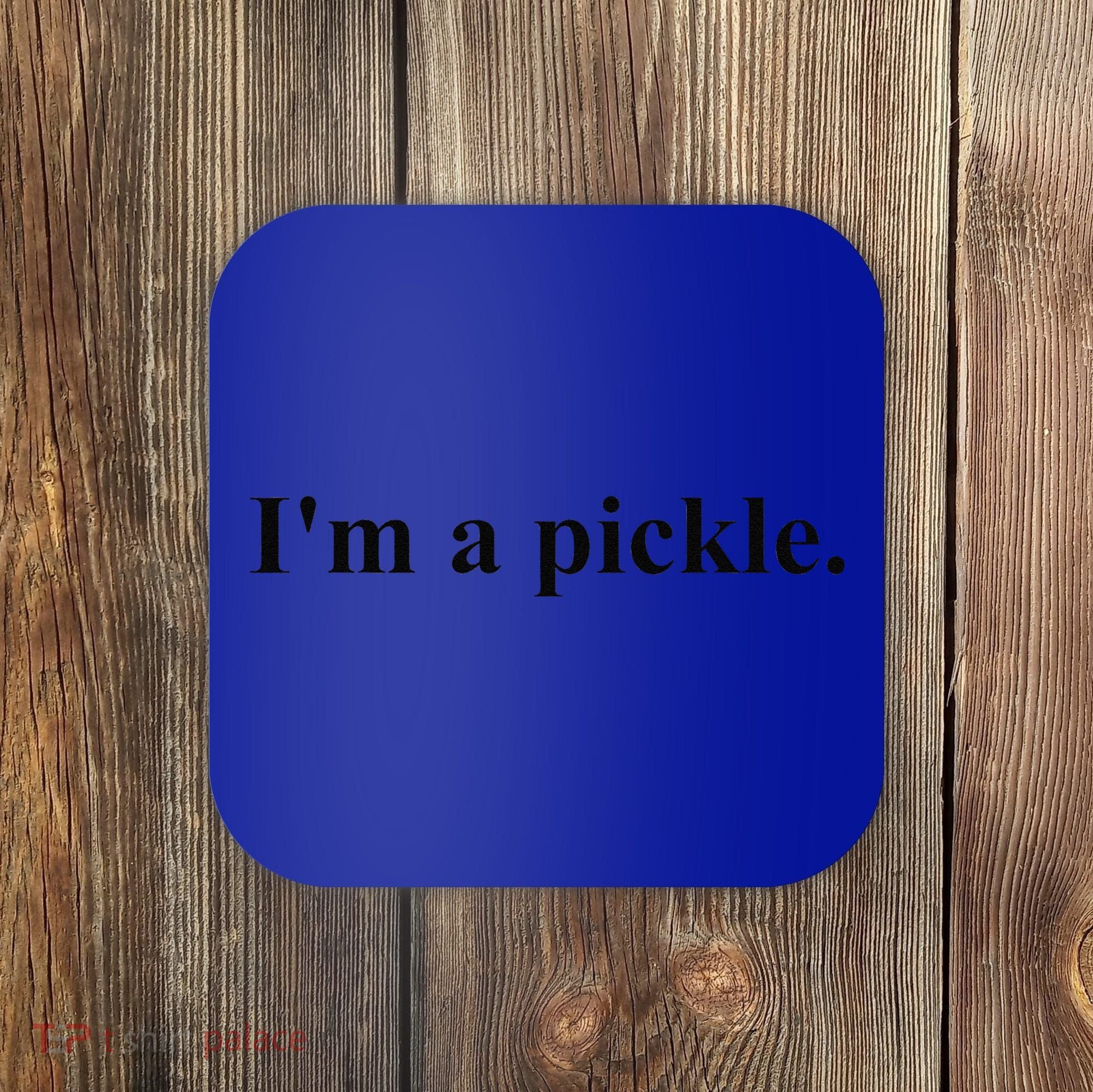 Im A Pickle Halloween Pickle Costume Coaster