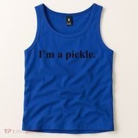 Im A Pickle Halloween Pickle Costume Tank Top thumb 2