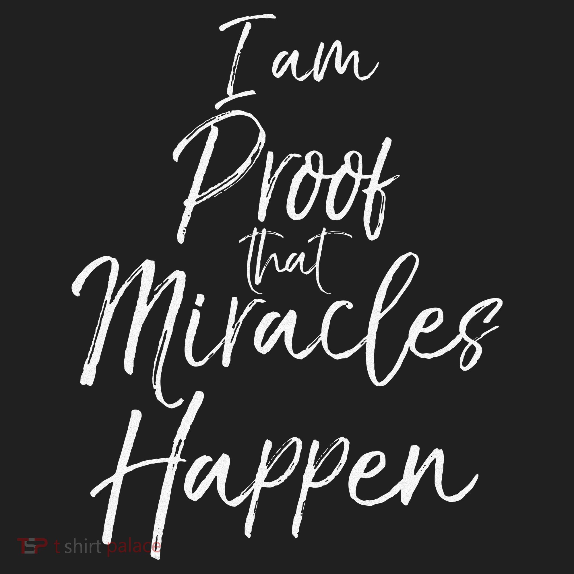 I Am Proof That Miracles Happen Fun Cute Christian Beanie