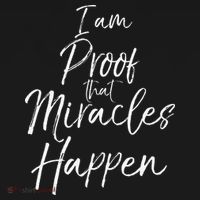 I Am Proof That Miracles Happen Fun Cute Christian Visor thumb 3