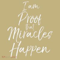 I Am Proof That Miracles Happen Fun Cute Christian Polo thumb 2