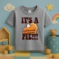 Its A Pie Funny Thanksgiving Toddler T-Shirt thumb 3