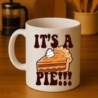 Its A Pie Funny Thanksgiving Coffee Mug thumb 4