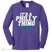It's A Philly Thing No One Likes Us We Don't Care Football Fan Kids Long Sleeve Shirt thumb 0