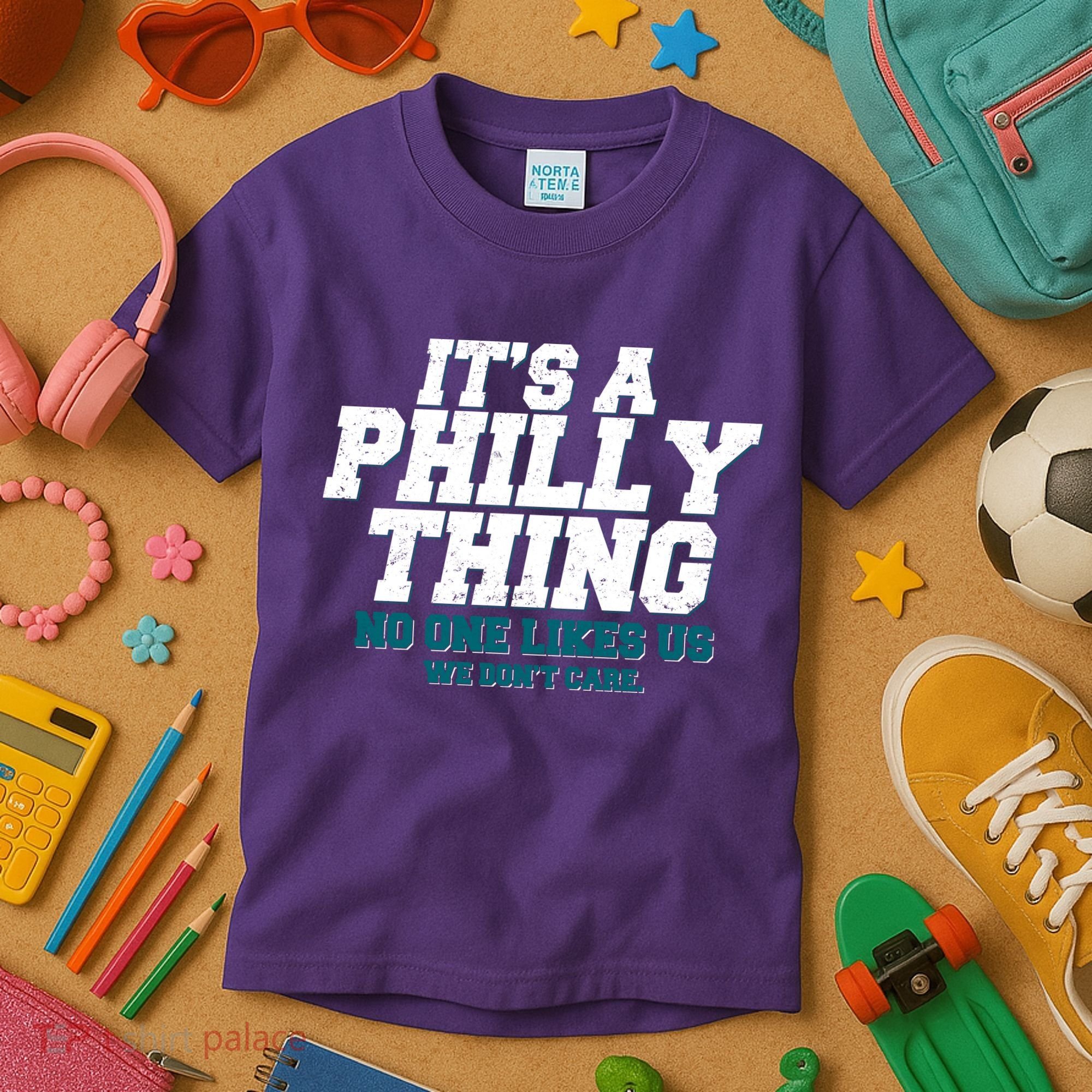 It's A Philly Thing No One Likes Us We Don't Care Football Fan Kids T-Shirt