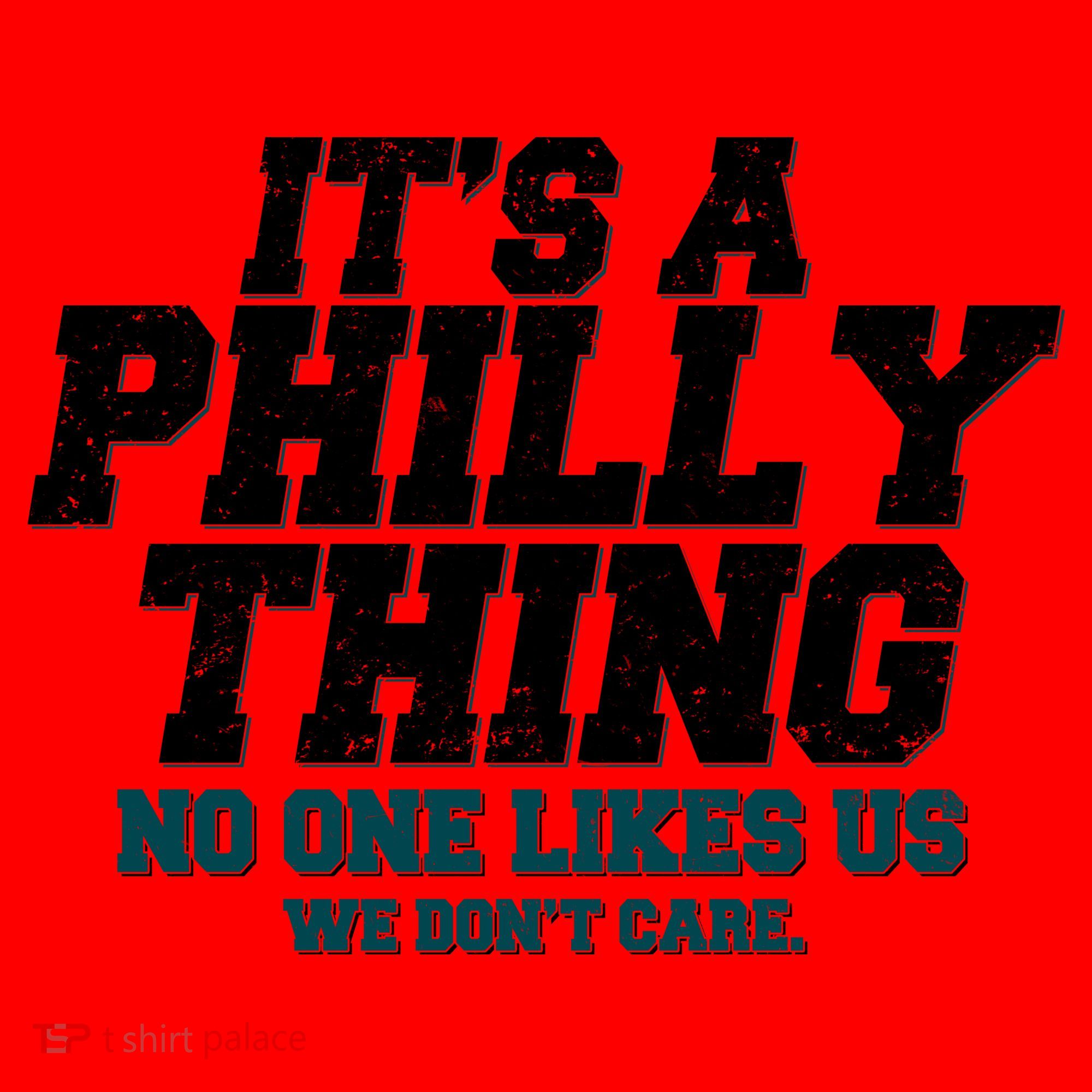 It's A Philly Thing No One Likes Us We Don't Care Football Fan Santa Hat