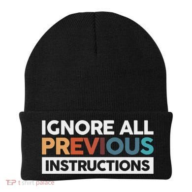 Ignore All Previous Instructions Beanie