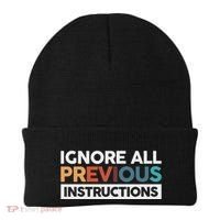 Ignore All Previous Instructions Beanie thumb 0