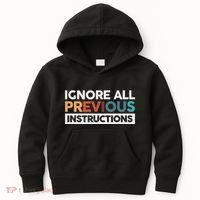 Ignore All Previous Instructions Kids Hoodie thumb 0