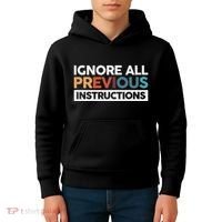 Ignore All Previous Instructions Kids Hoodie thumb 4
