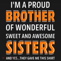 Im A Proud Brother Of Wonderful Sweet And Awesome Sisters Women's Tank Top thumb 5