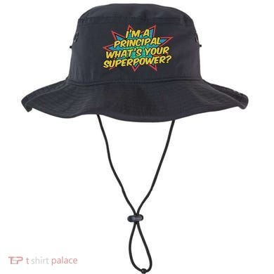 Im A Principal Whats Your Superpower Super School Principal Bucket Hat