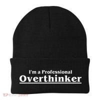 I'm A Professional Overthinker Gift Beanie thumb 0