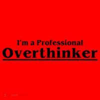 I'm A Professional Overthinker Gift Santa Hat thumb 1