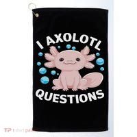 I Axolotl Questions Kawaii Axolotl Golf Towel thumb 0