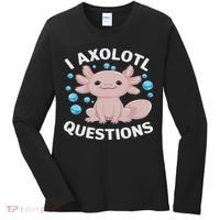 I Axolotl Questions Kawaii Axolotl Women's Long Sleeve Shirt thumb 0