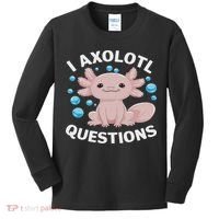 I Axolotl Questions Kawaii Axolotl Kids Long Sleeve Shirt thumb 0