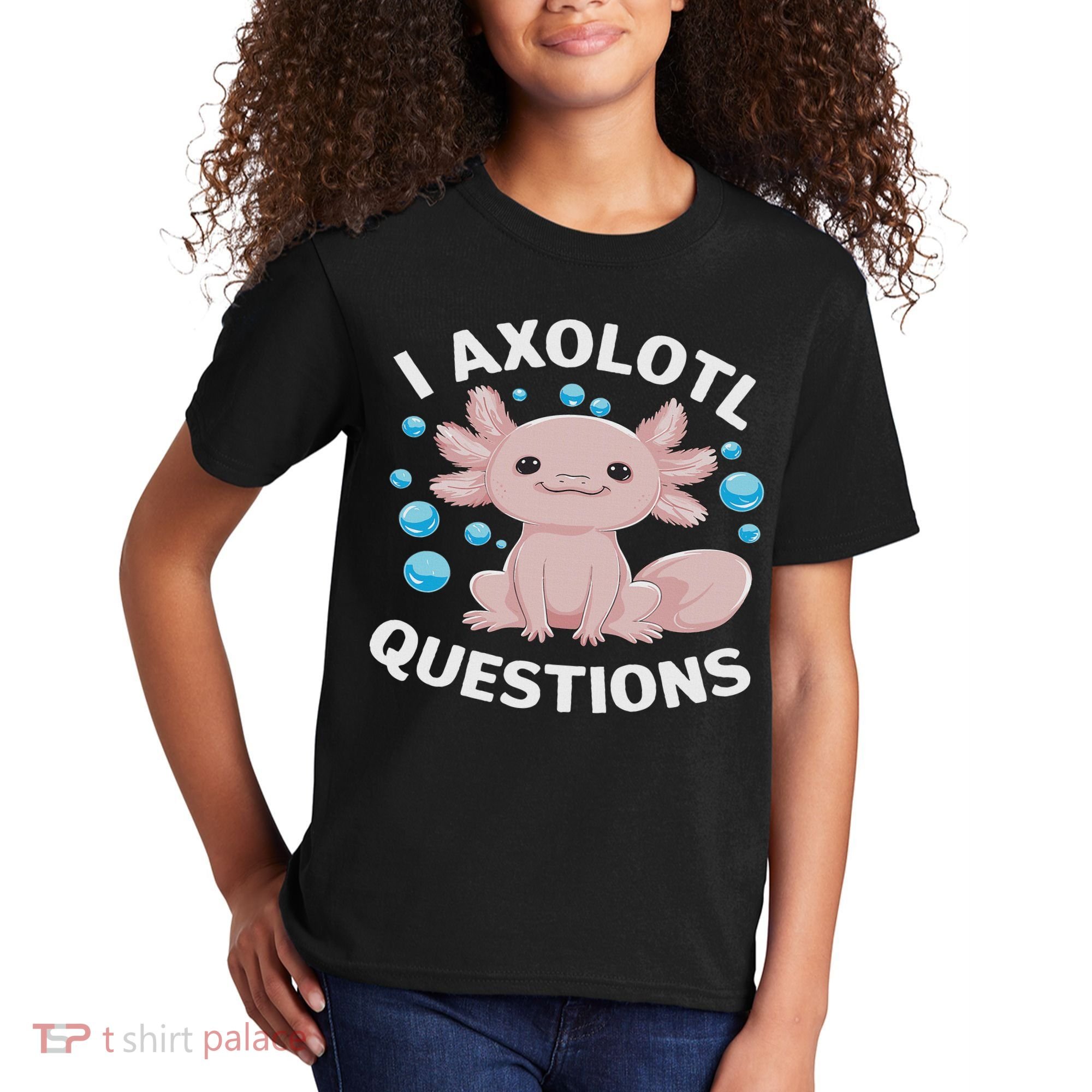 I Axolotl Questions Kawaii Axolotl Kids T-Shirt