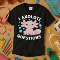 I Axolotl Questions Kawaii Axolotl Kids T-Shirt thumb 3