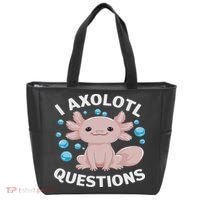 I Axolotl Questions Kawaii Axolotl Tote Bag thumb 0