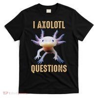 I Axolotl Questions Retro Vintage T-Shirt thumb 0