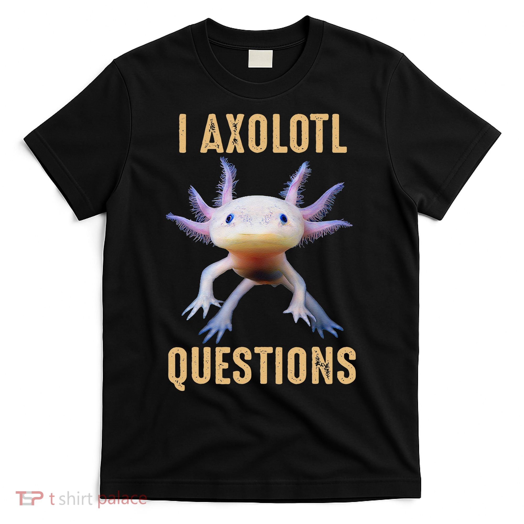 I Axolotl Questions Retro Vintage T-Shirt