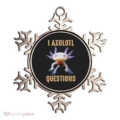 I Axolotl Questions Retro Vintage Ornament