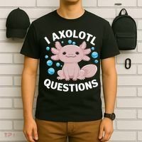 I Axolotl Questions Kawaii Axolotl T-Shirt thumb 6