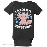 I Axolotl Questions Kawaii Axolotl Baby Bodysuit thumb 0