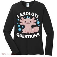 I Axolotl Questions Kawaii Axolotl Women's Long Sleeve Shirt thumb 0
