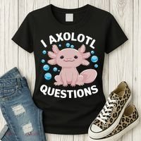 I Axolotl Questions Kawaii Axolotl Women's T-Shirt thumb 3