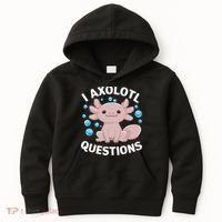 I Axolotl Questions Kawaii Axolotl Kids Hoodie thumb 0