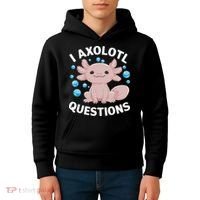 I Axolotl Questions Kawaii Axolotl Kids Hoodie thumb 4