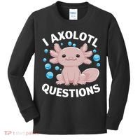 I Axolotl Questions Kawaii Axolotl Kids Long Sleeve Shirt thumb 0