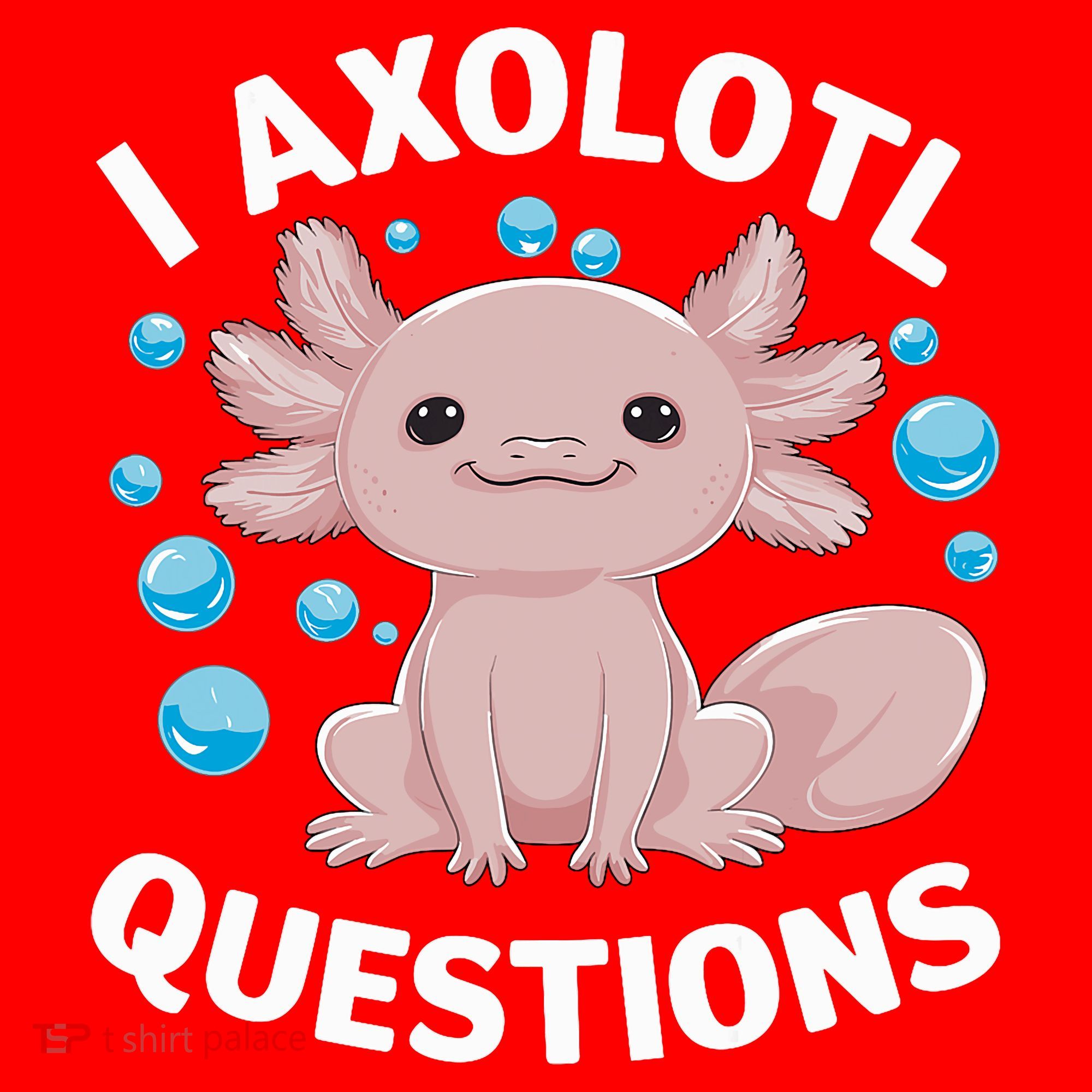 I Axolotl Questions Kawaii Axolotl Santa Hat