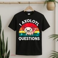 I Axolotl Questions Lover Retro Vintage T-Shirt thumb 2