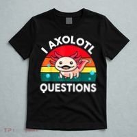 I Axolotl Questions Lover Retro Vintage T-Shirt thumb 5