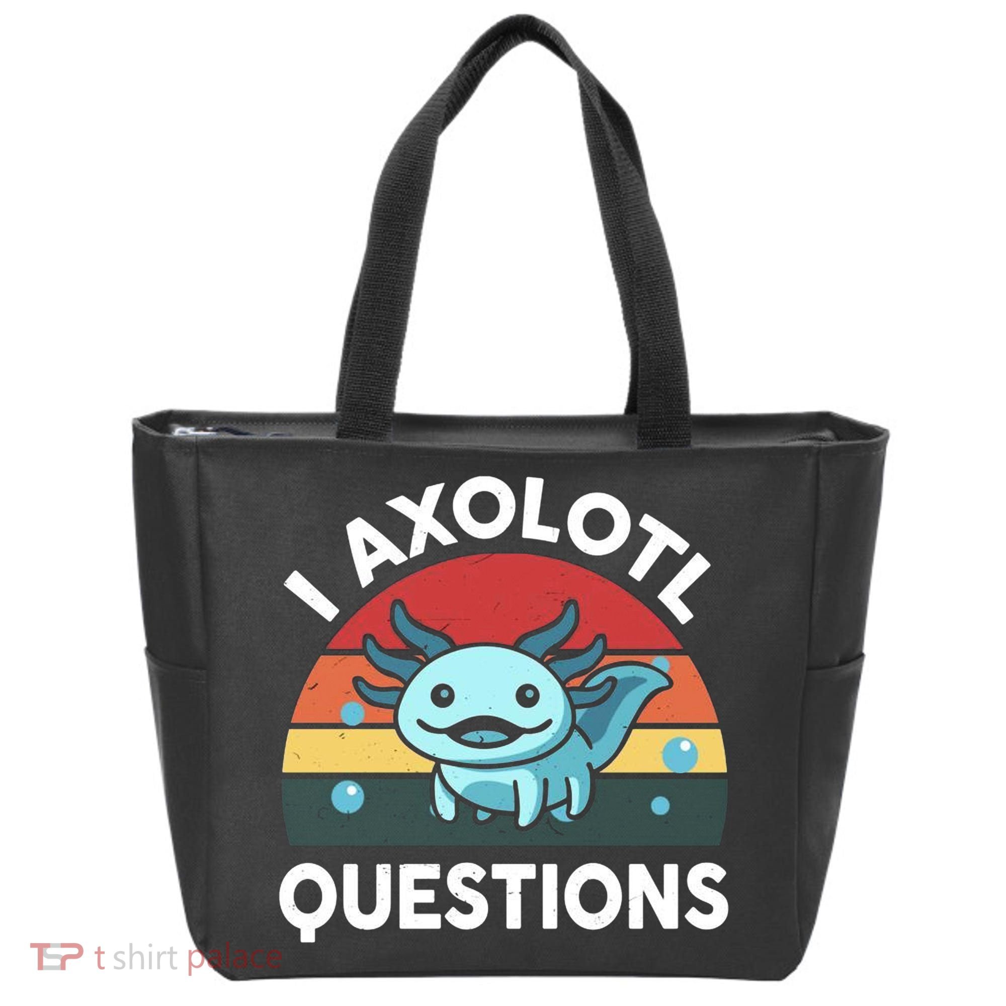 I Axolotl Questions Tote Bag