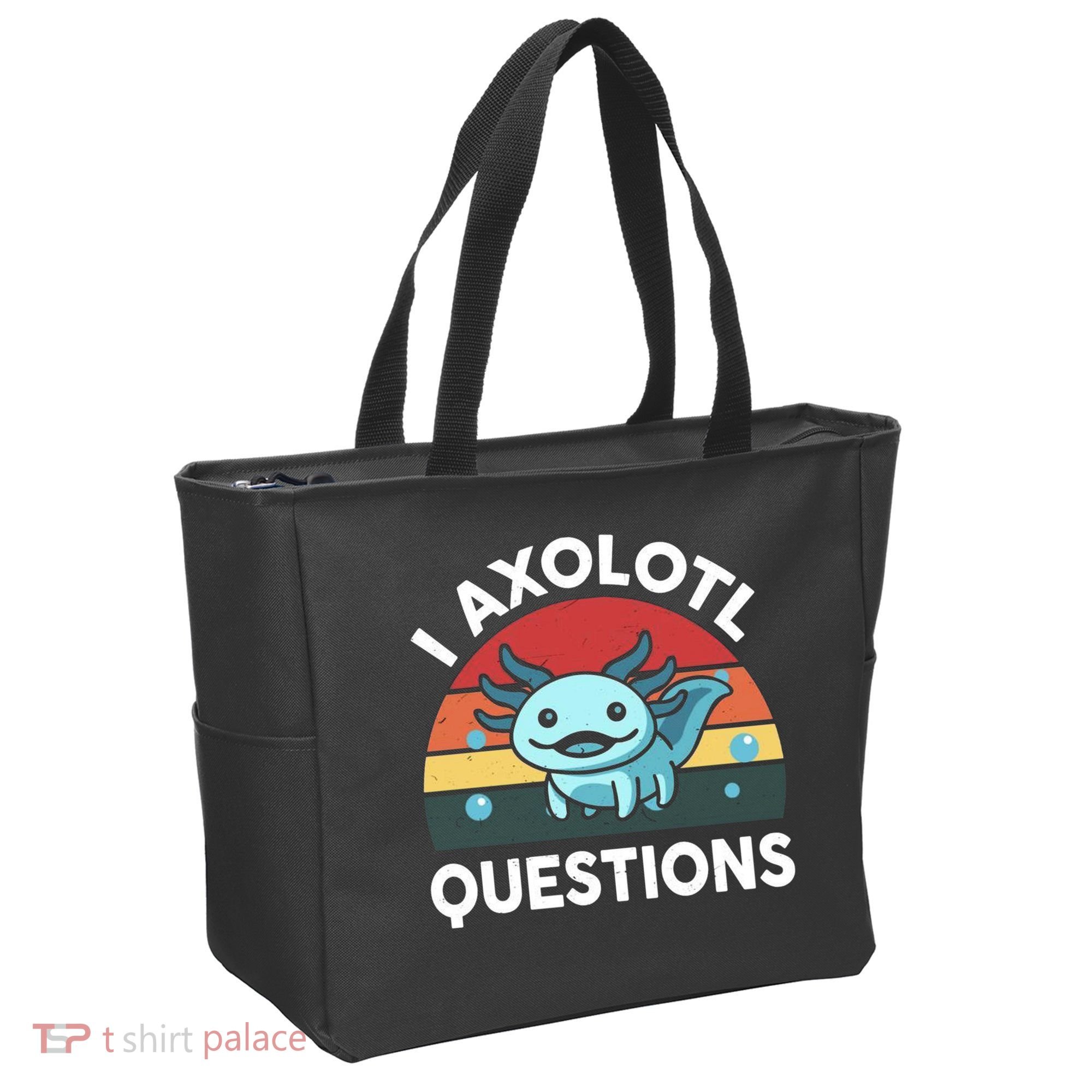 I Axolotl Questions Tote Bag