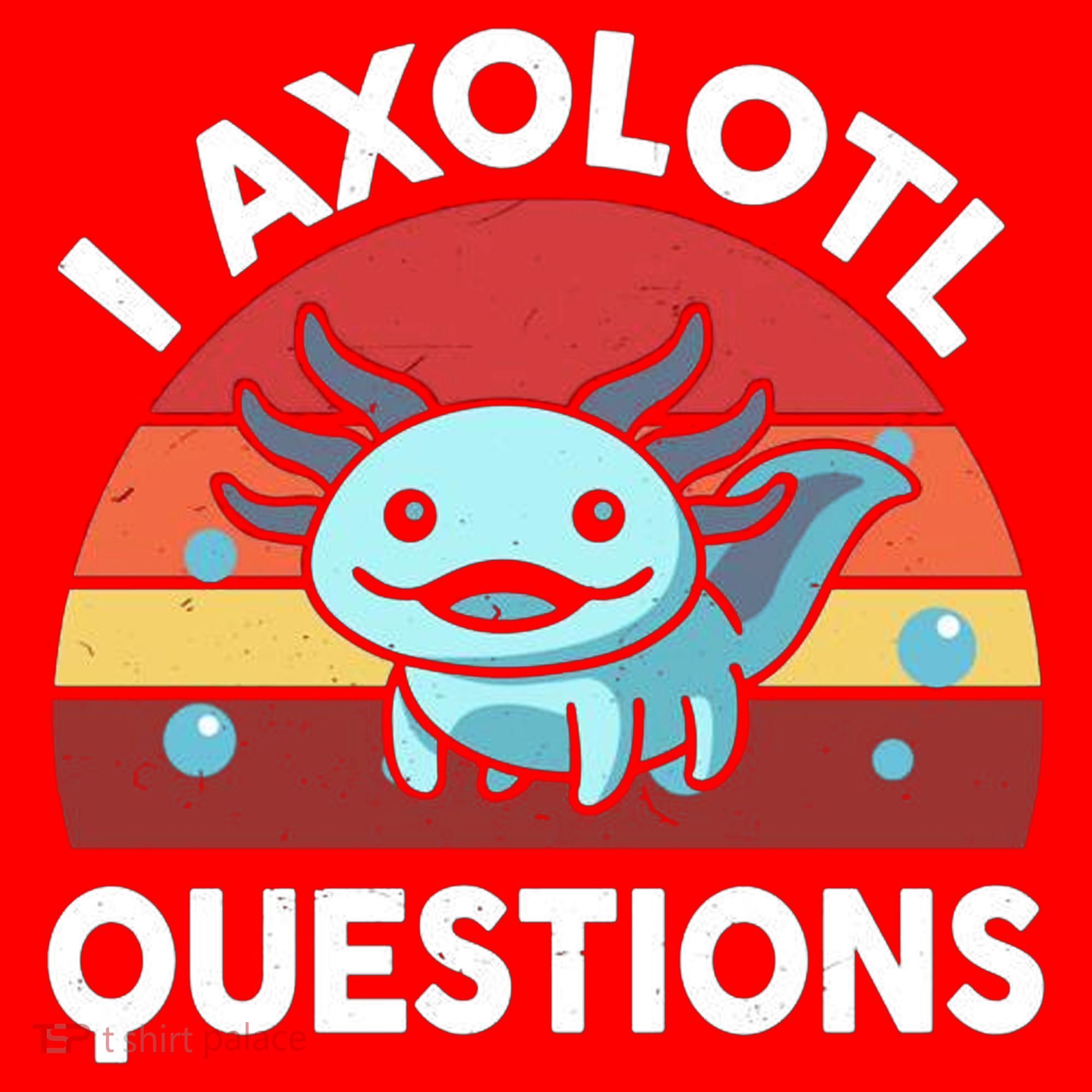 I Axolotl Questions Santa Hat