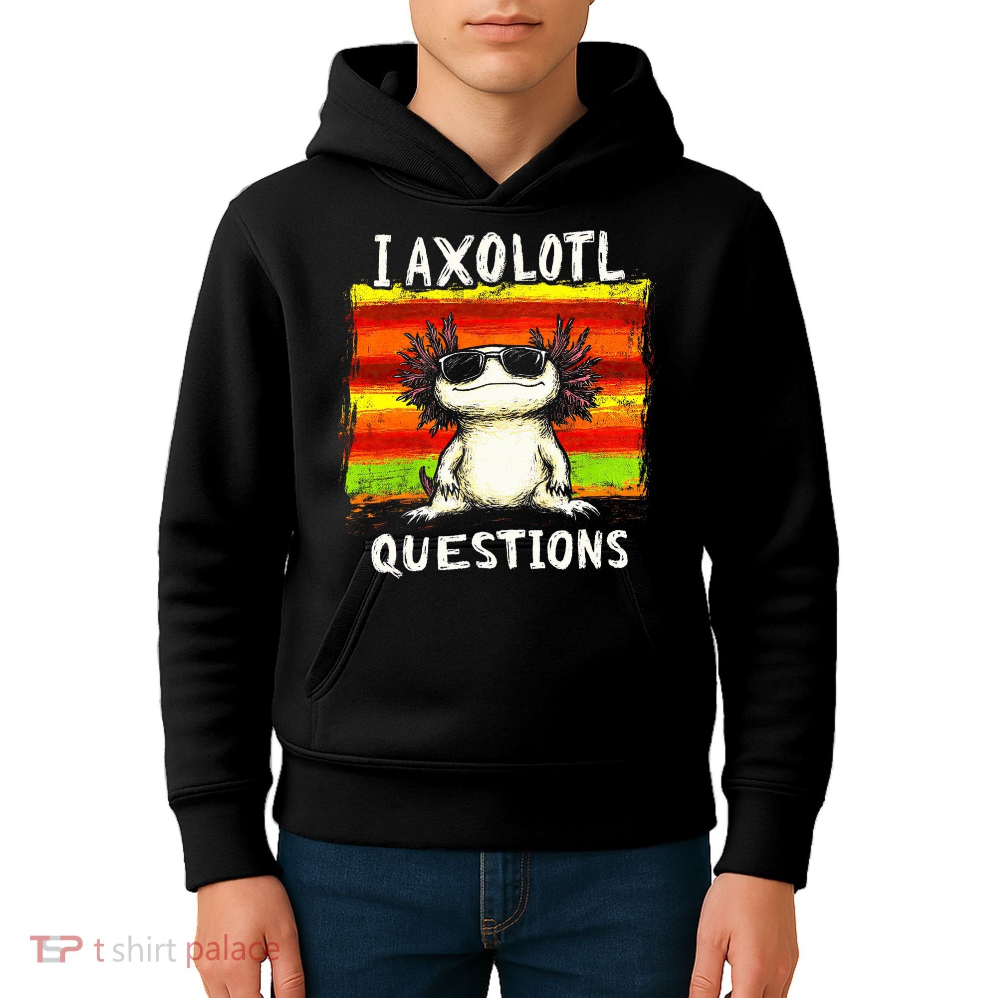 I Axolotl Questions Kids Hoodie