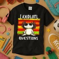 I Axolotl Questions Kids T-Shirt thumb 3