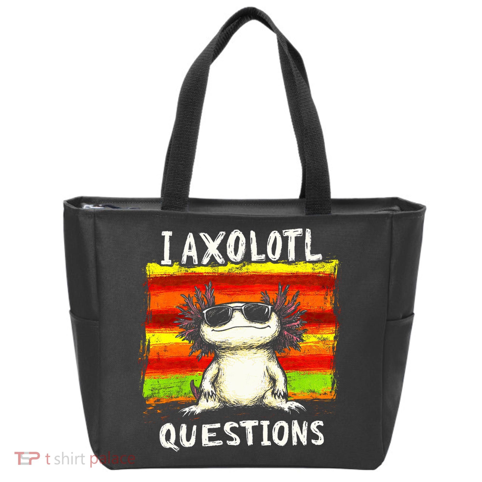 I Axolotl Questions Tote Bag