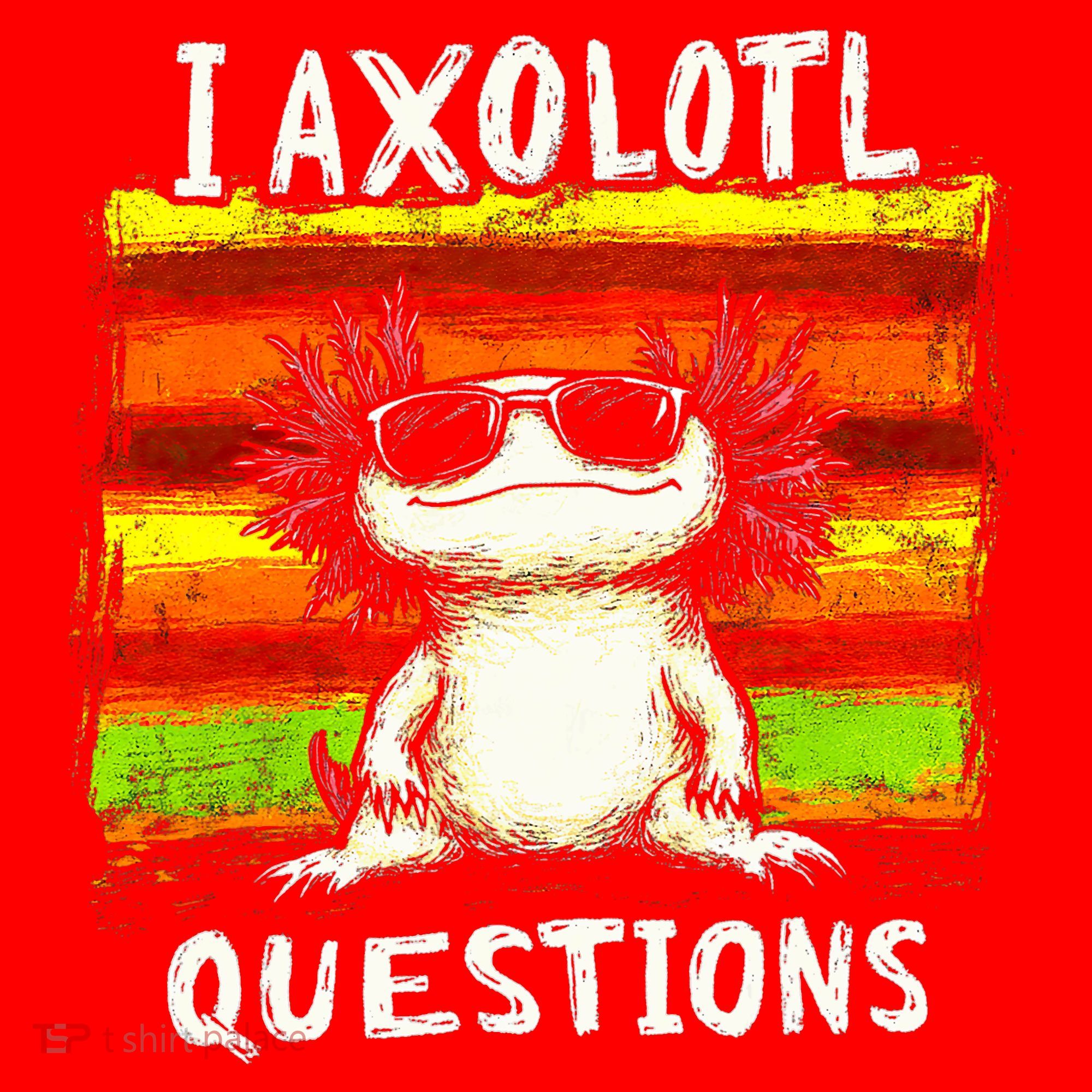I Axolotl Questions Santa Hat