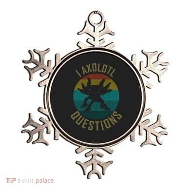 I Axolotl Questions Ugly Sweater Design Ornament