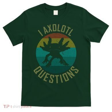 I Axolotl Questions Ugly Sweater Design T-Shirt